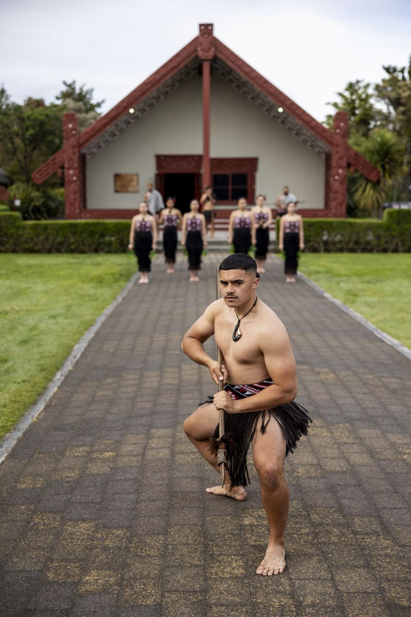 Māori warrior and cultural ceremony